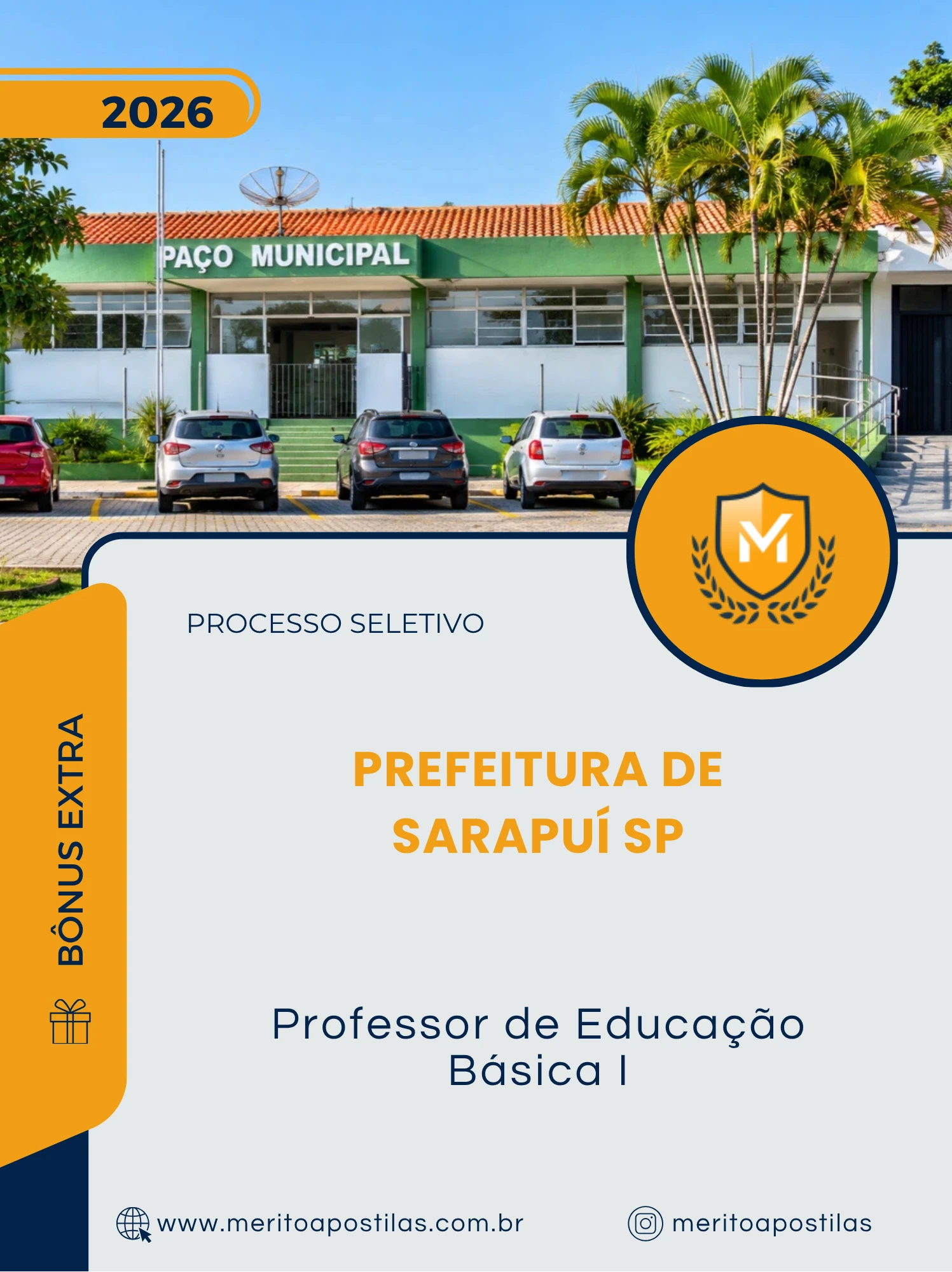 Apostila Professor de Educação Básica I Prefeitura de Sarapuí SP 2026