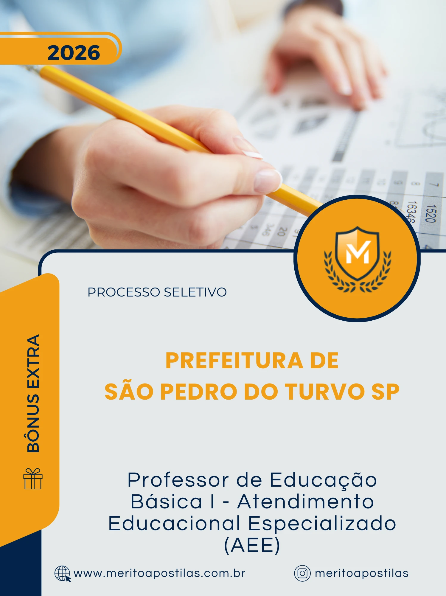 Apostila Professor de Educação Básica I Atendimento Educacional Especializado AEE Prefeitura de São Pedro do Turvo SP 2026