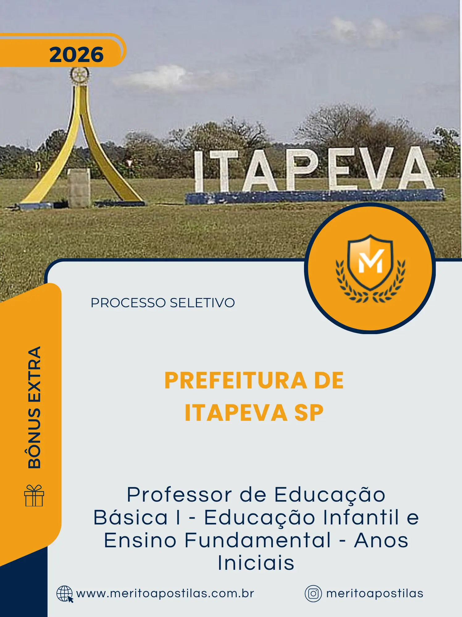 Apostila Professor de Educação Básica I Educação Infantil e Ensino Fundamental Anos Iniciais Prefeitura de Itapeva SP 2026