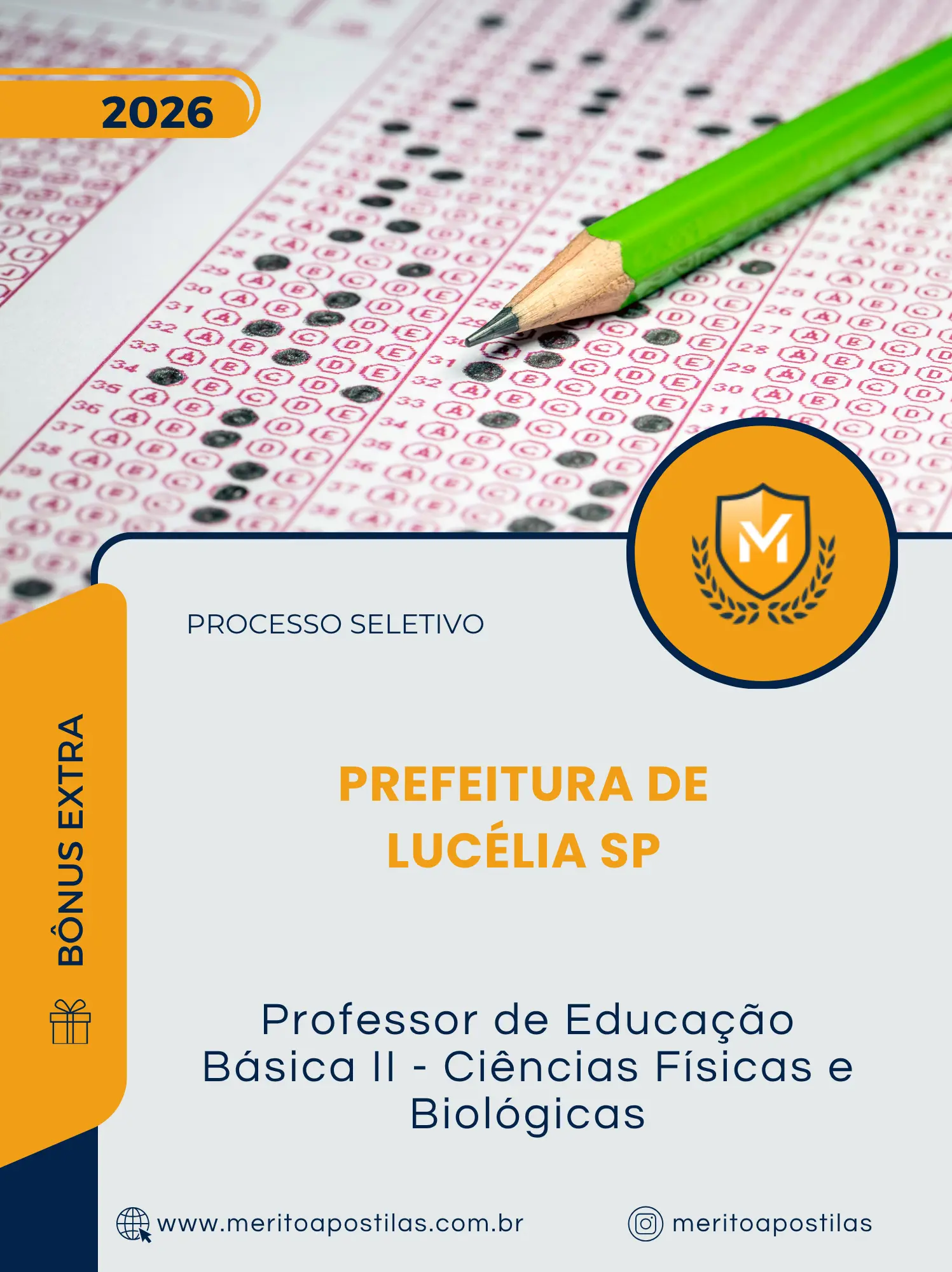 Apostila Professor de Educação Básica II Ciências Físicas e Biológicas Prefeitura de Lucélia SP 2026