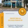 Apostila Professor de Educação Básica II Educação Especial Prefeitura de Rio das Pedras SP 2026