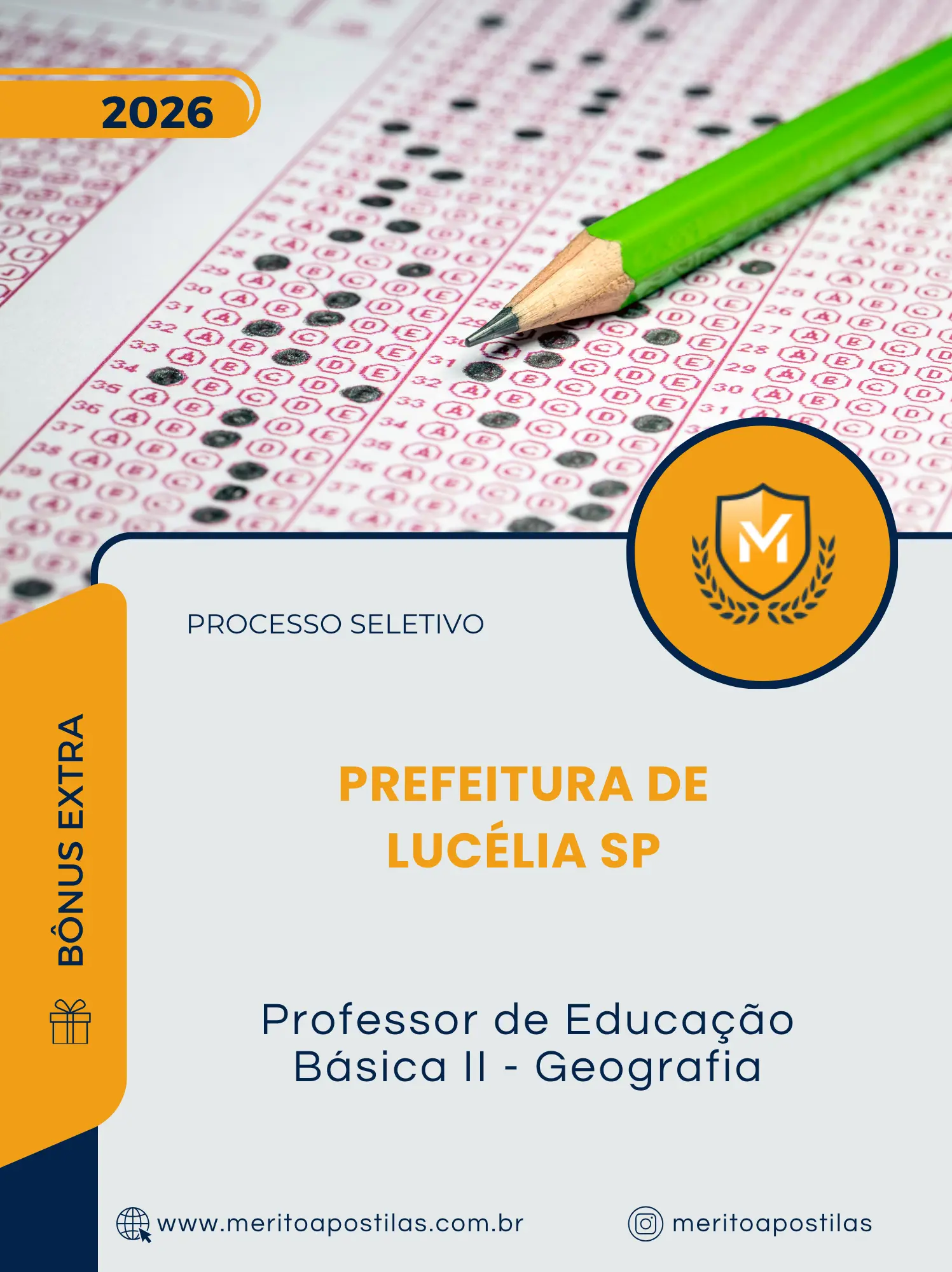 Apostila Professor de Educação Básica II Geografia Prefeitura de Lucélia SP 2026
