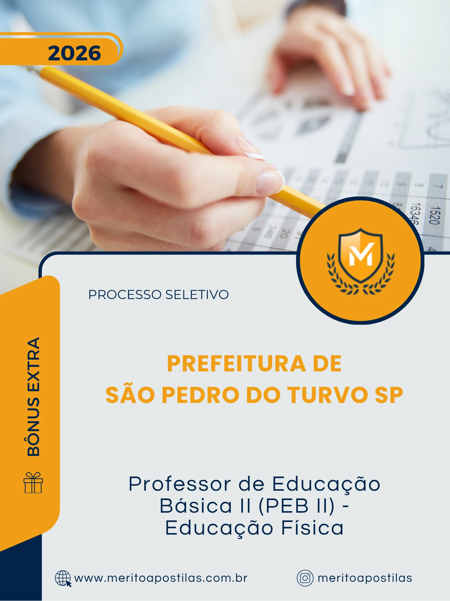 Apostila Professor de Educação Básica II PEB II Educação Física Prefeitura de São Pedro do Turvo SP 2026