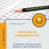 Apostila Professor de Educação Básica II de Matemática Prefeitura de Cordeirópolis SP 2026