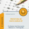 Apostila Professor de Educação Básica II Português Prefeitura de Santa Adélia SP 2026