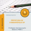 Apostila Professor de Educação Básica PEB I Prefeitura de Cordeirópolis SP 2026