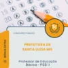 Apostila Professor de Educação Básica PEB II Prefeitura de Santa Luzia MG 2026