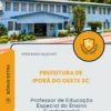 Apostila Professor de Educação Especial do Ensino Fundamental Prefeitura de Iporã do Oeste SC 2026