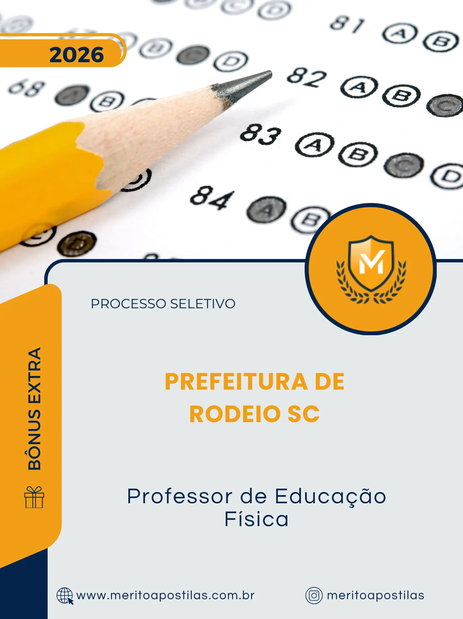 Apostila Professor de Educação Física Prefeitura de Rodeio SC 2026