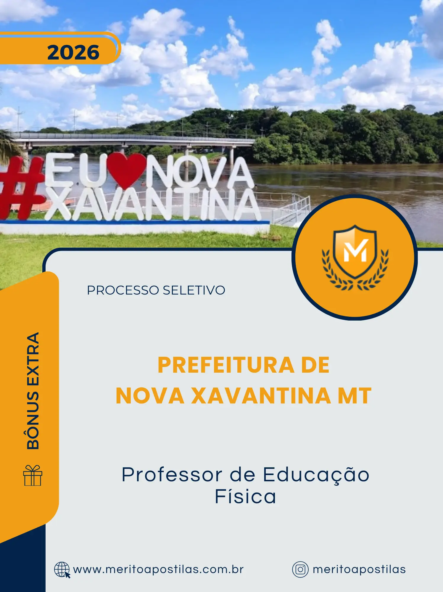 Apostila Professor de Educação Física Prefeitura de Nova Xavantina MT 2026