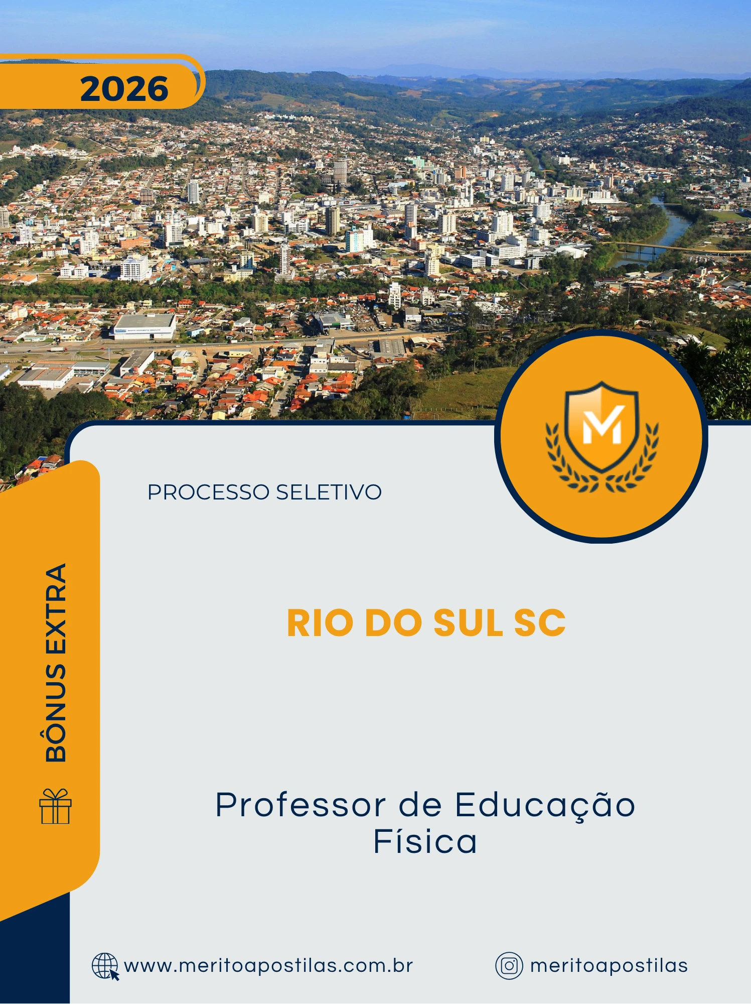 Apostila Professor de Educação Física Prefeitura de Rio do Sul SC 2026