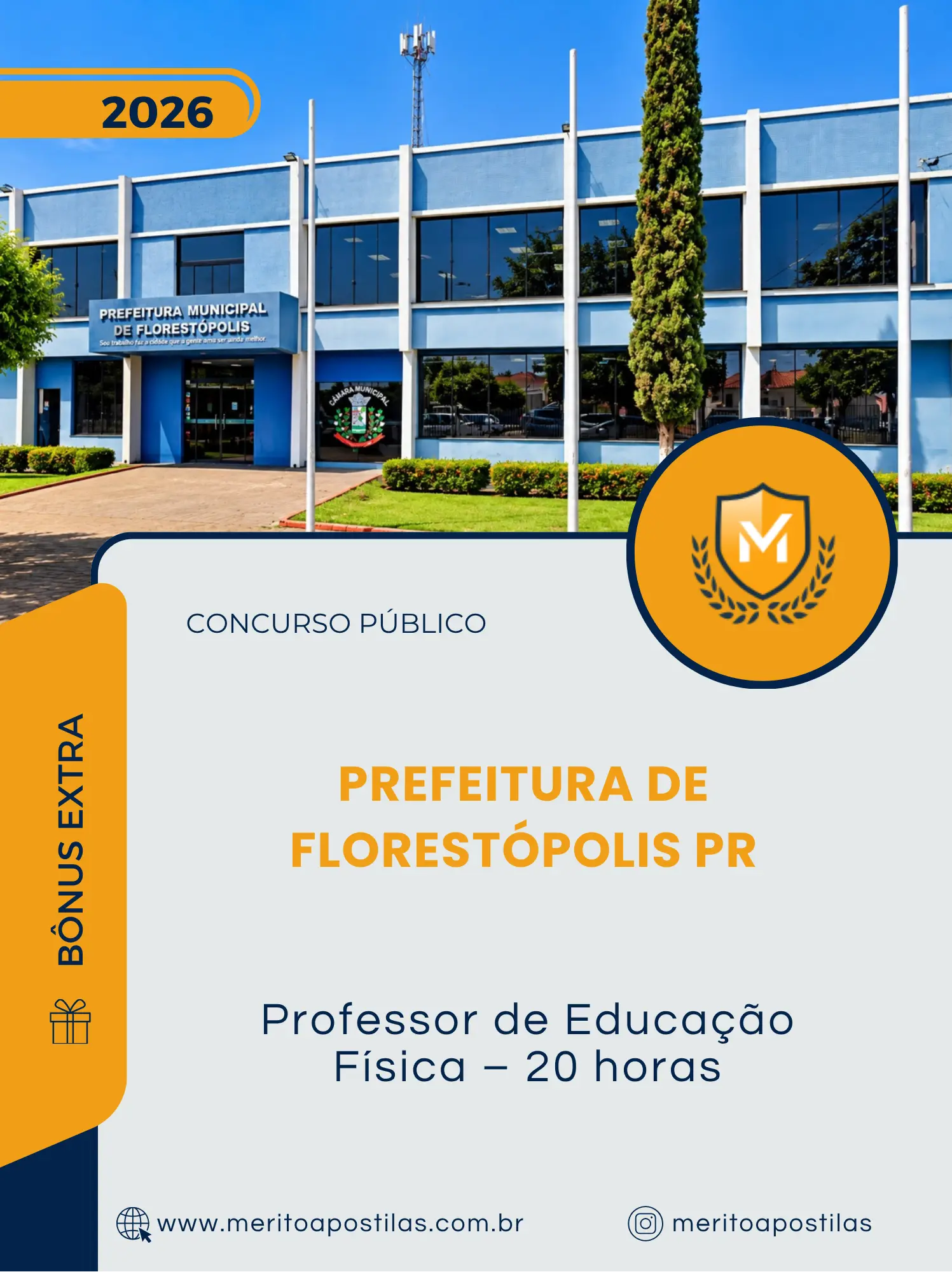 Apostila Professor de Educação Física 20 horas Prefeitura de Florestópolis PR 2026