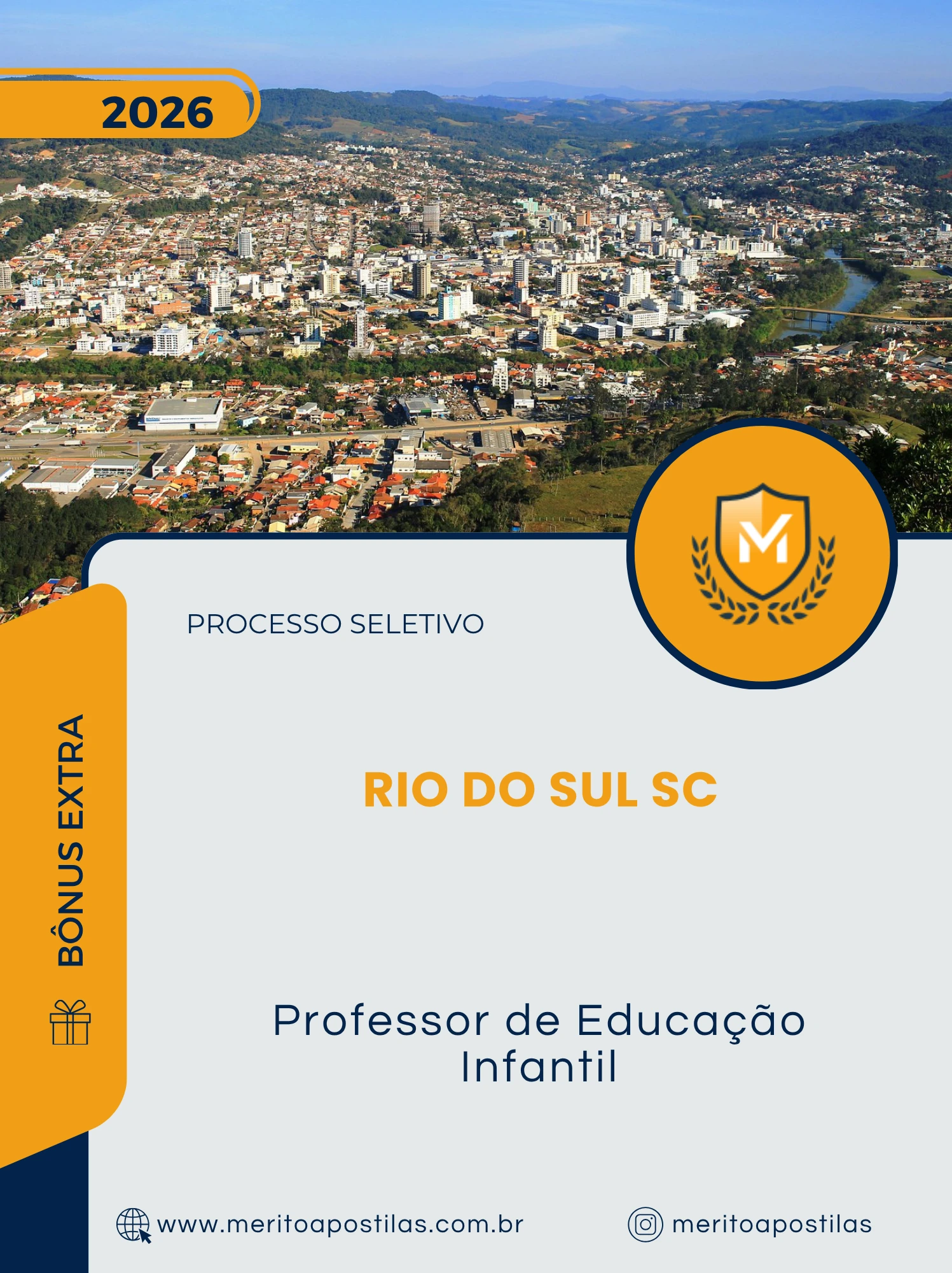 Apostila Professor de Educação Infantil Prefeitura de Rio do Sul SC 2026