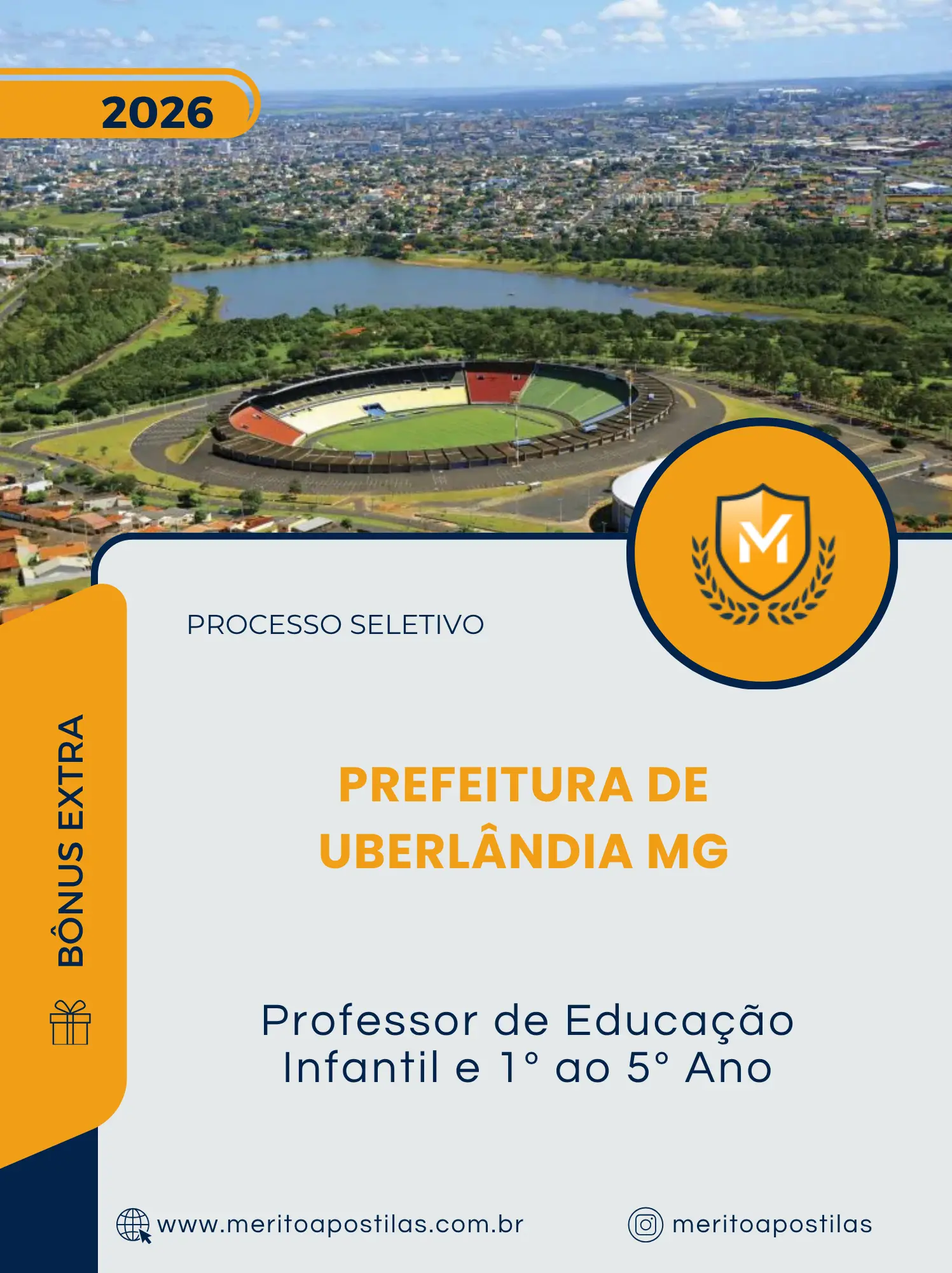 Apostila Professor de Educação Infantil e 1 ao 5 Ano Prefeitura de Uberlândia MG 2026