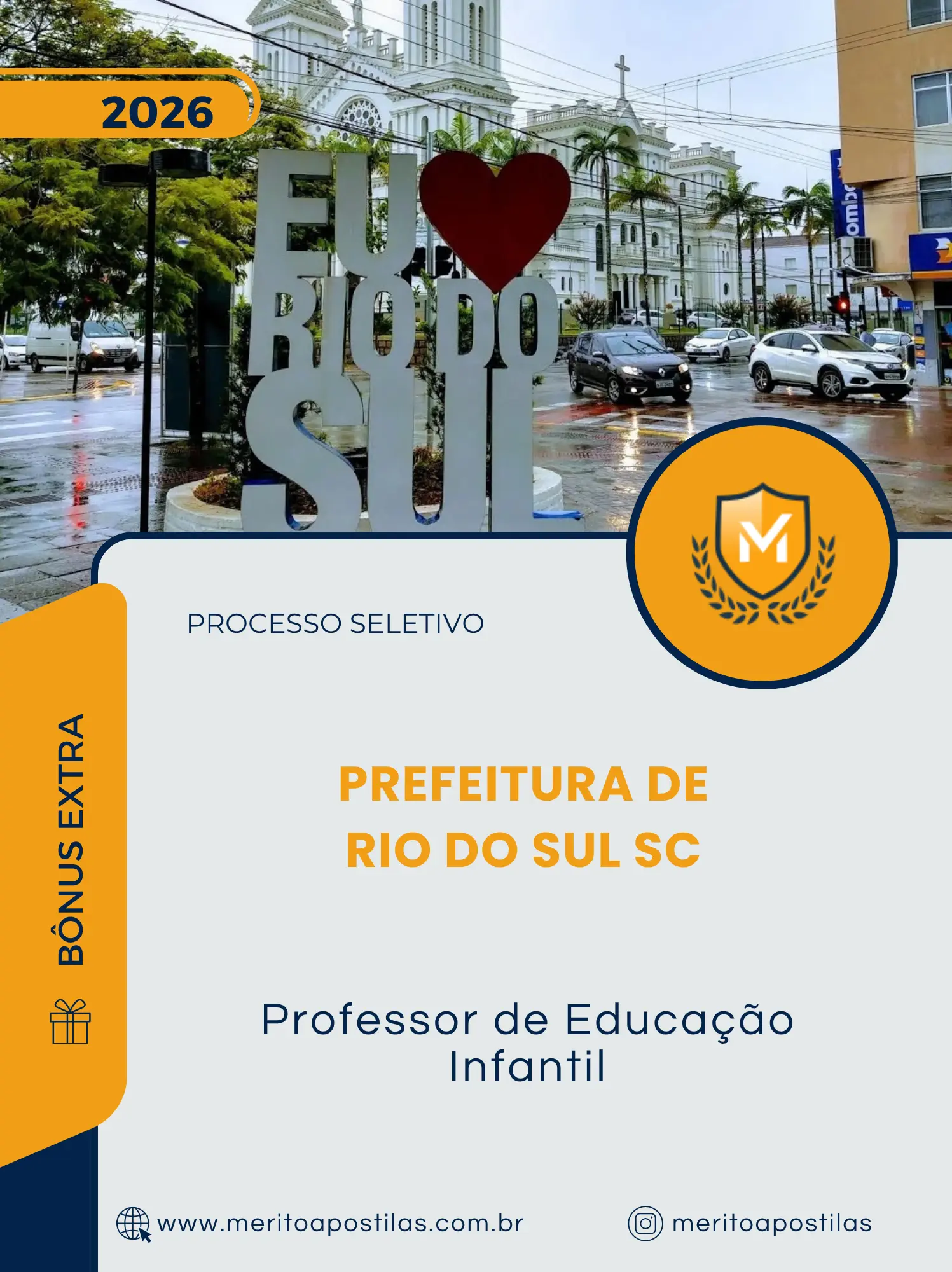Apostila Professor de Educação Infantil Prefeitura de Rio do Sul SC 2026