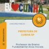 Apostila Professor de Ensino Fundamental Anos Iniciais Prefeitura de Cunha SP 2026