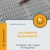 Apostila Professor de Língua Portuguesa Prefeitura de São Pedro de Alcântara SC 2026