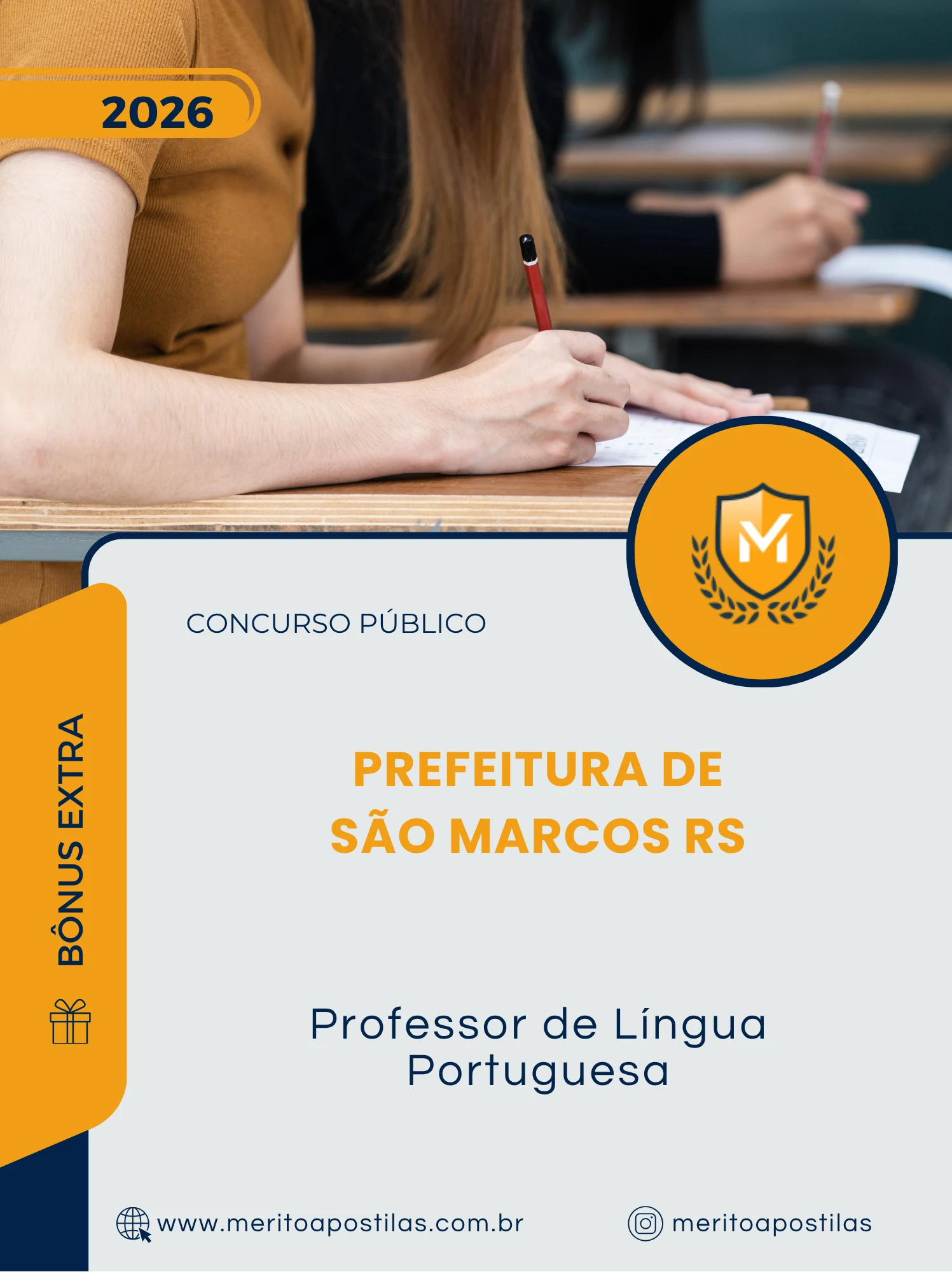 Apostila Professor de Língua Portuguesa Prefeitura de São Marcos RS 2026