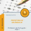 Apostila Professor de Português PEB II Prefeitura de Orlândia SP 2026