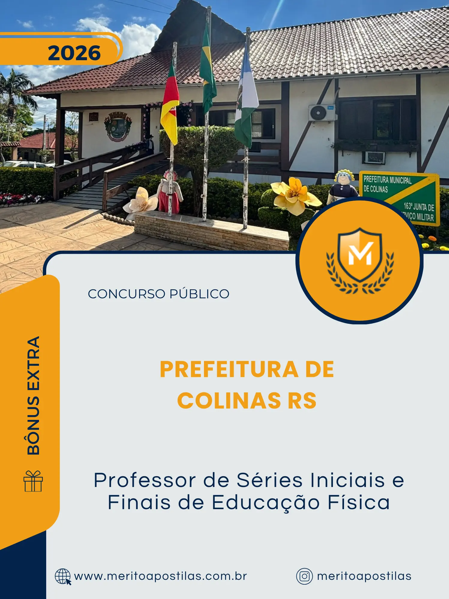 Apostila Professor de Séries Iniciais e Finais de Educação Física Prefeitura de Colinas RS 2026
