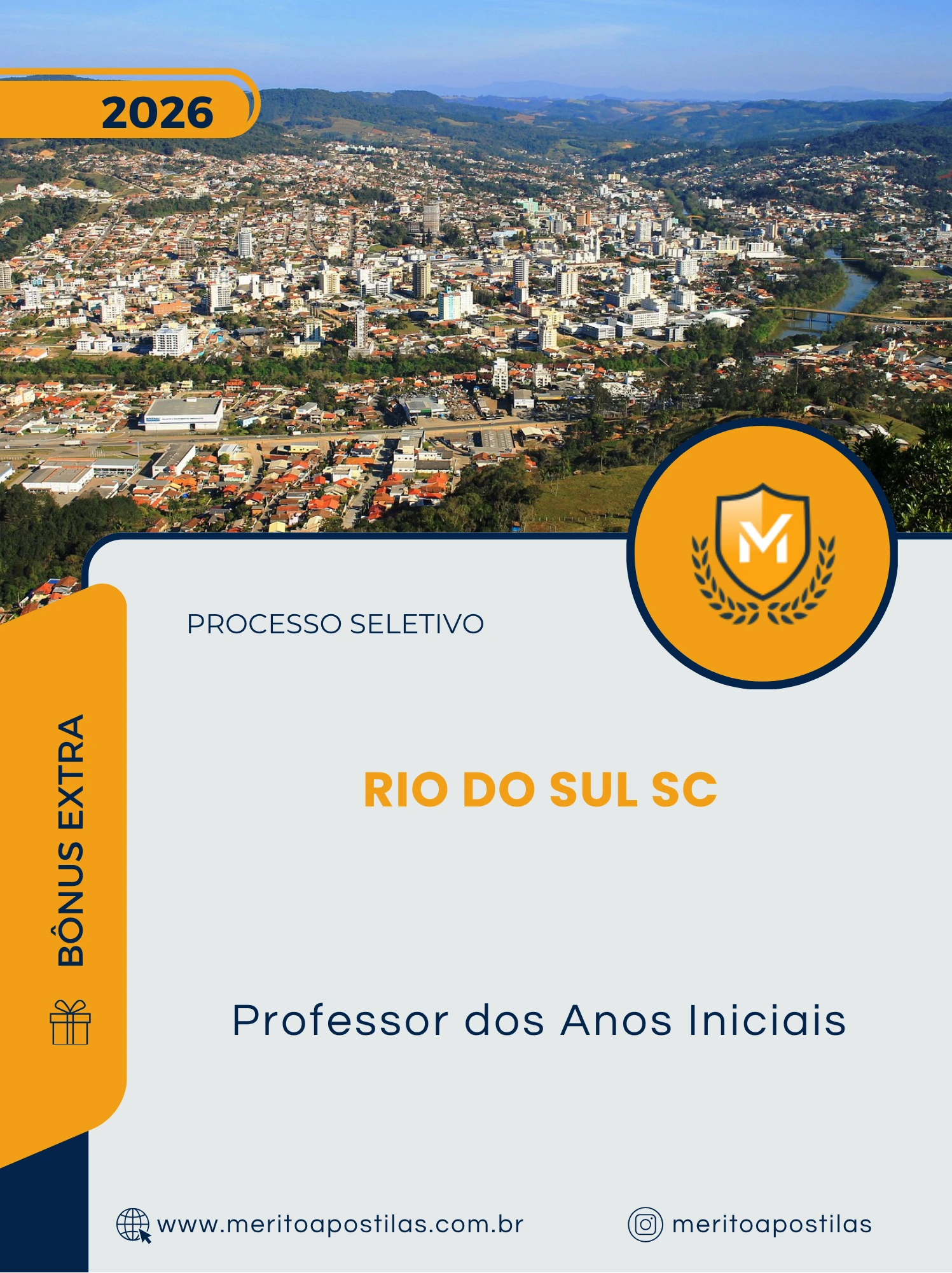 Apostila Professor dos Anos Iniciais Prefeitura de Rio do Sul SC 2026