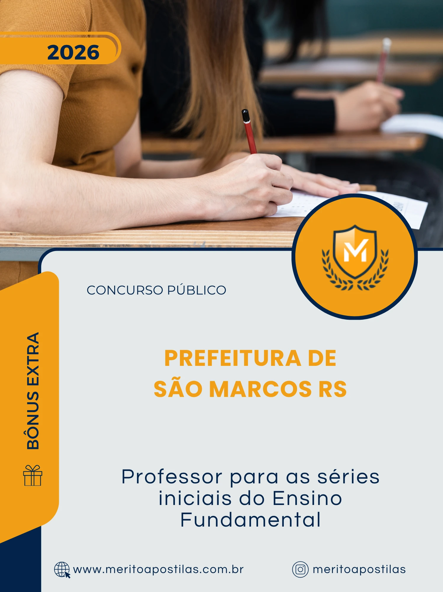 Apostila Professor para as séries iniciais do Ensino Fundamental Prefeitura de São Marcos RS 2026