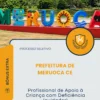 Apostila Profissional de Apoio à Criança com Deficiência cuidador Prefeitura de Meruoca CE 2026