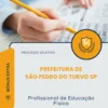 Apostila Profissional de Educação Física Prefeitura de São Pedro do Turvo SP 2026