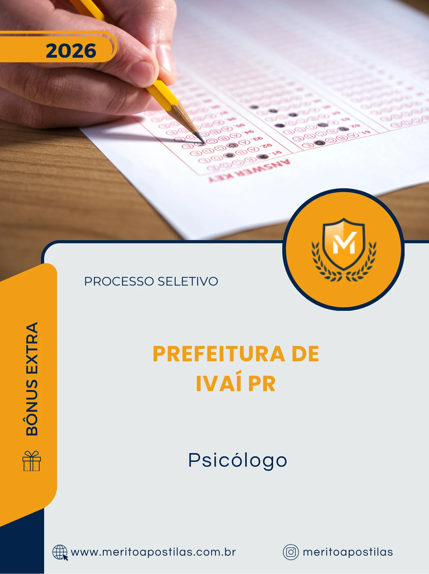 Apostila Psicólogo Prefeitura de Ivaí PR 2026