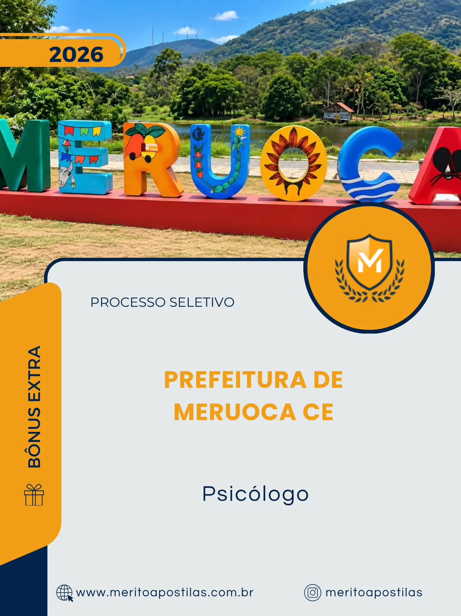 Apostila Psicólogo Prefeitura de Meruoca CE 2026