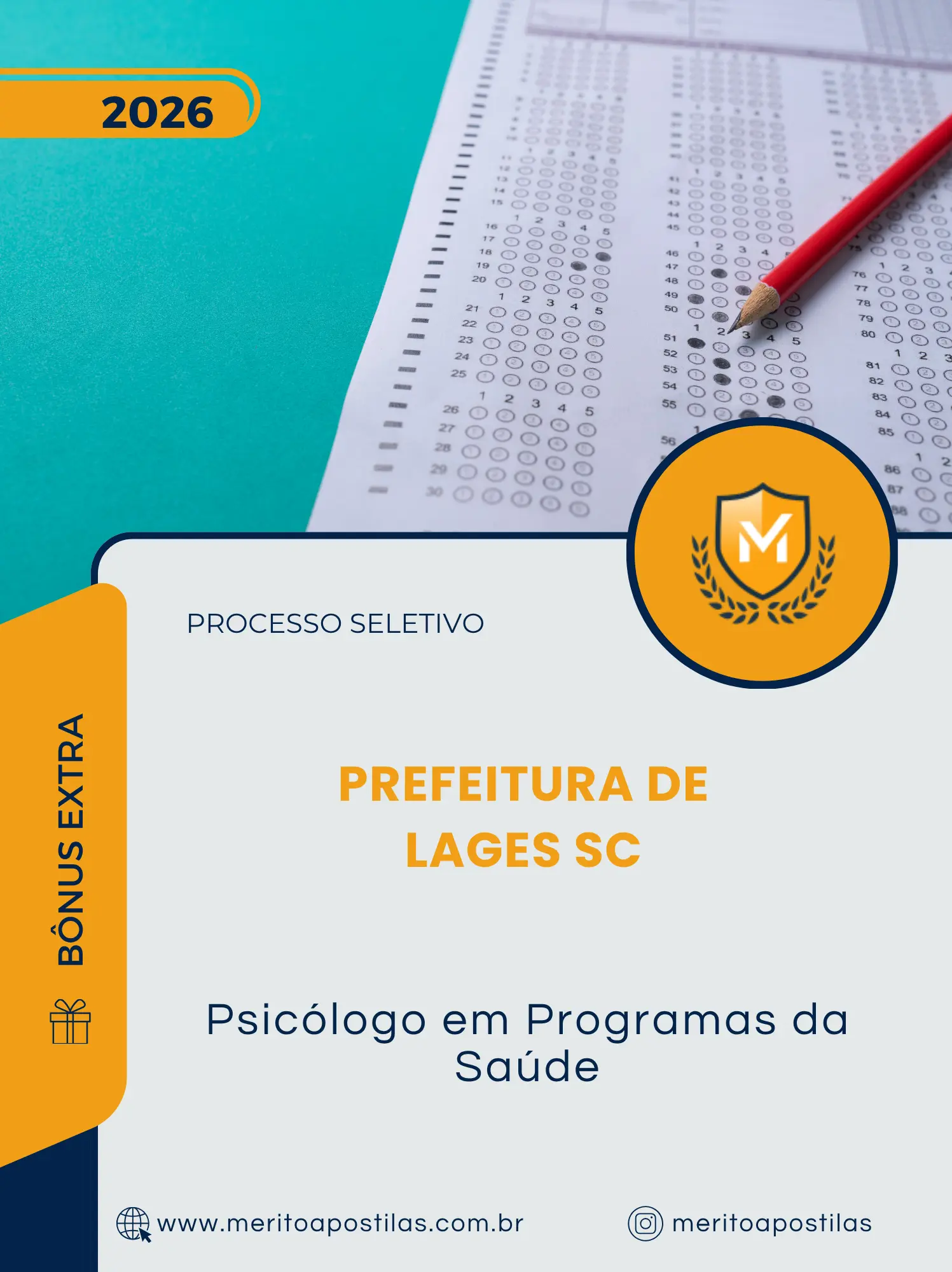 Apostila Psicólogo em Programas da Saúde Prefeitura de Lages SC 2026