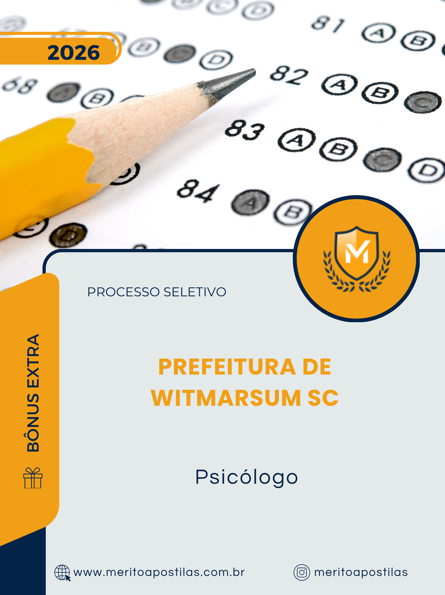 Apostila Psicólogo Prefeitura de Witmarsum SC 2026
