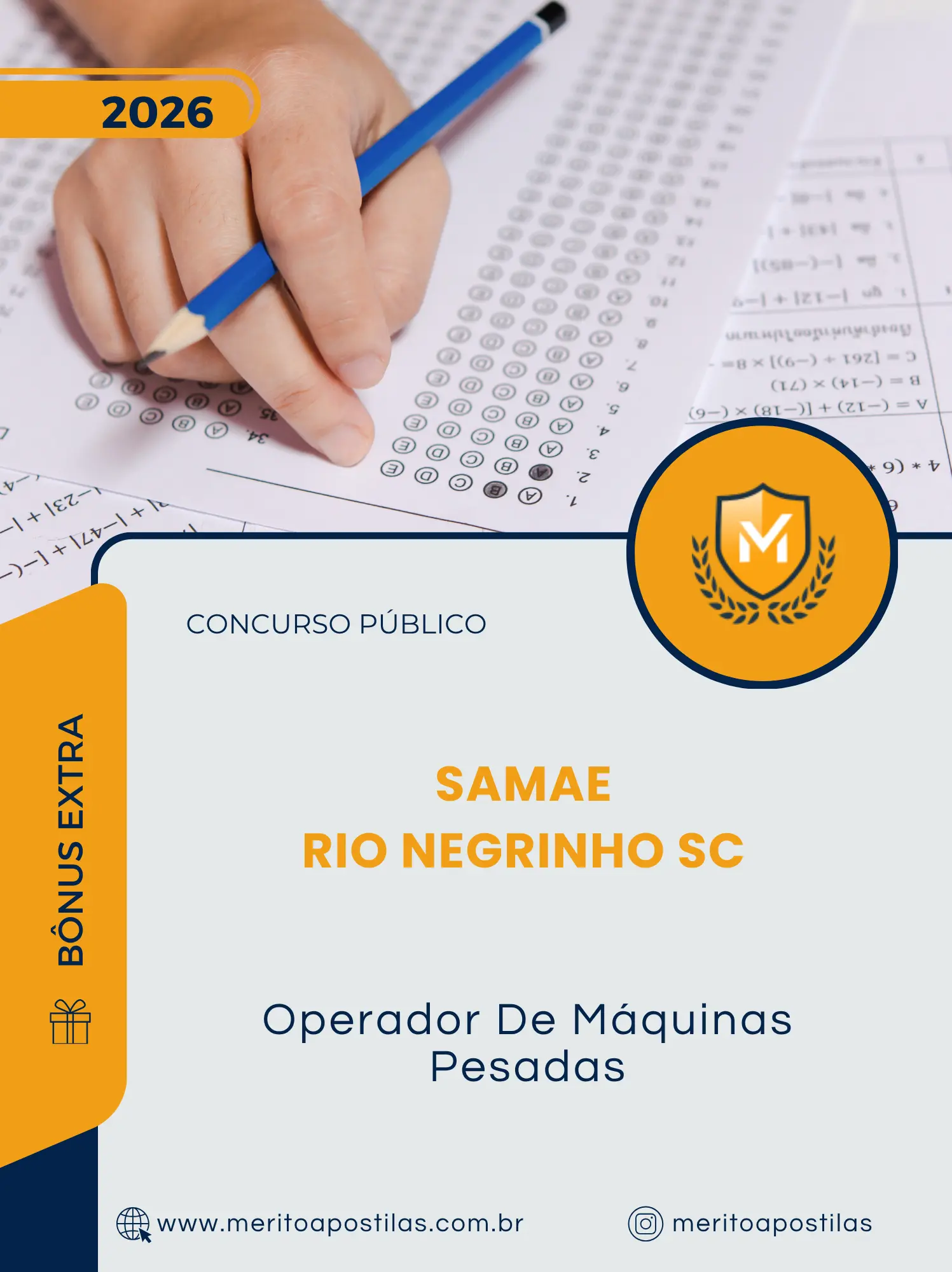 Apostila Operador De Máquinas Pesadas Prefeitura de Rio Negrinho SC 2026