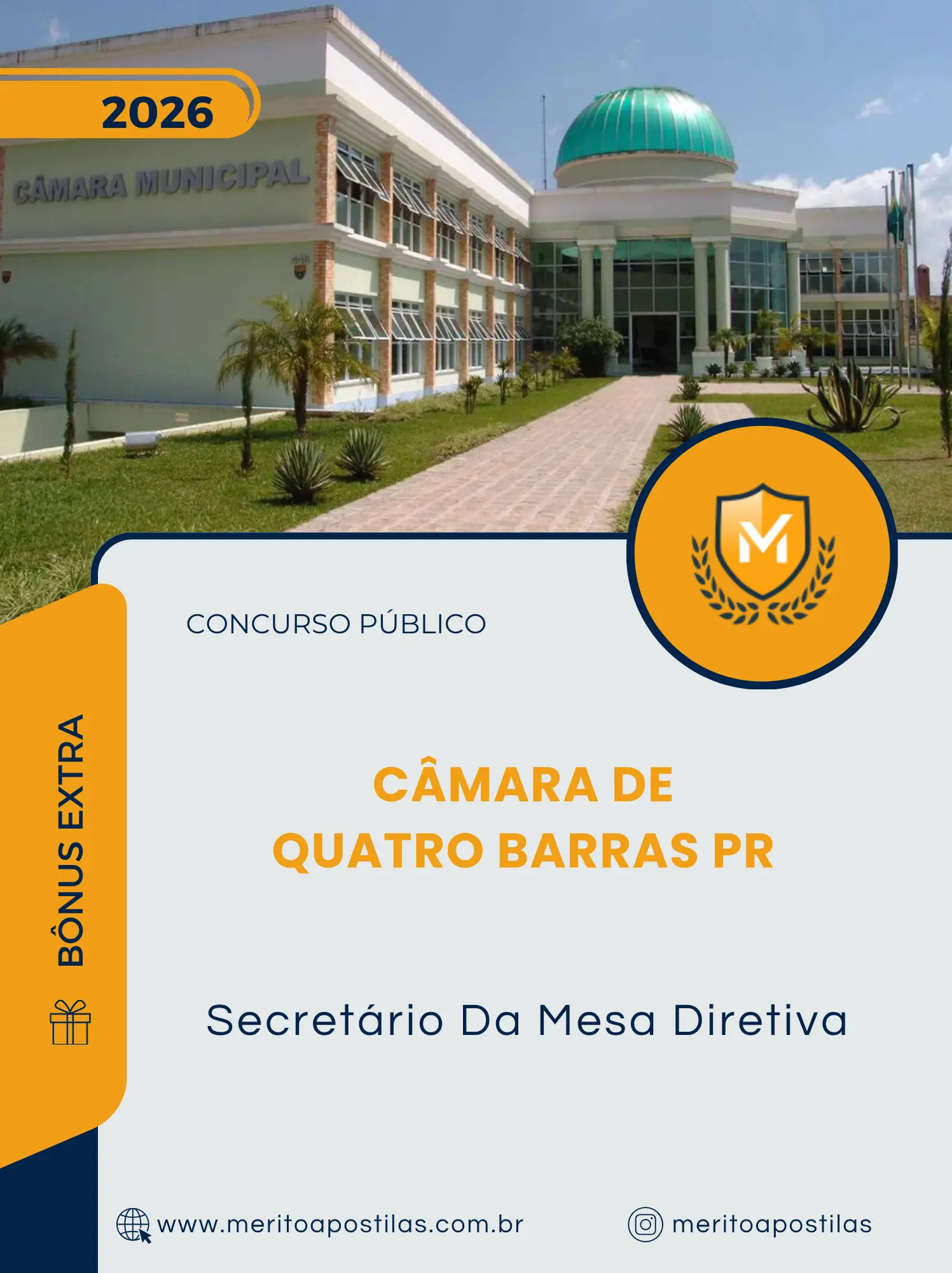 Apostila Secretário Da Mesa Diretiva Câmara de Quatro Barras PR 2026