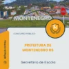 Apostila Secretário de Escola Prefeitura de Montenegro RS 2026