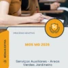 Apostila Serviços Auxiliares Áreas Verdes Jardineiro Processo Seletivo MGS MG Brasília DF 2026