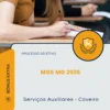 Apostila Serviços Auxiliares Coveiro Processo Seletivo MGS MG Brasília DF 2026