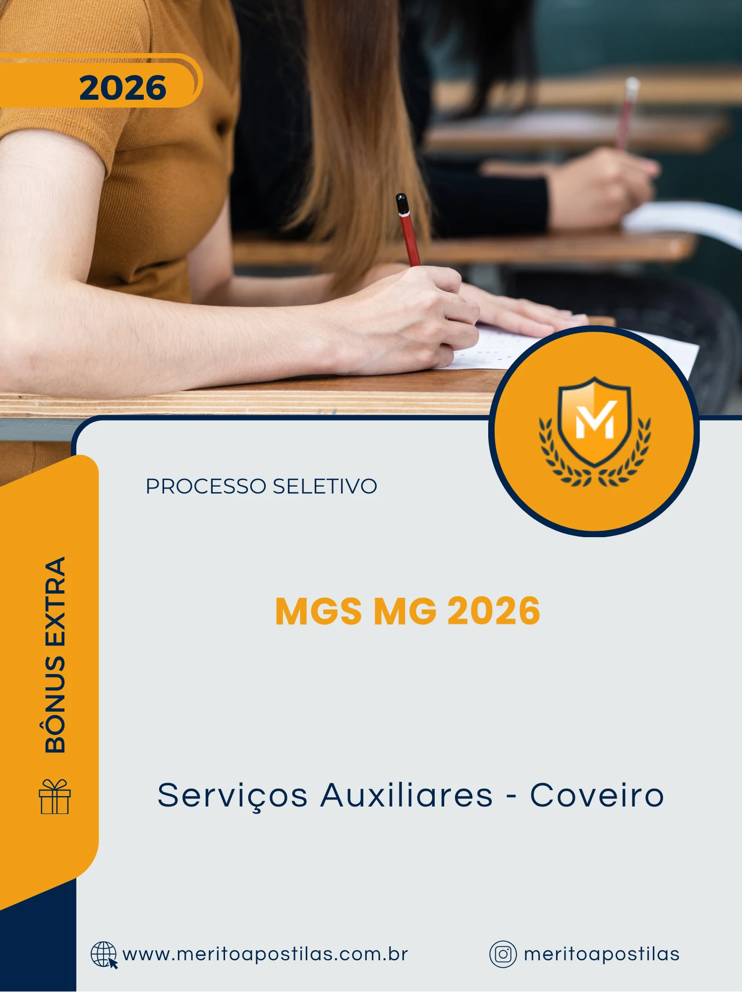 Apostila Serviços Auxiliares Coveiro Processo Seletivo MGS MG Brasília DF 2026