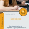 Apostila Serviços Auxiliares Limpeza Auxiliar de Serviços Gerais Processo Seletivo MGS MG Brasília DF 2026