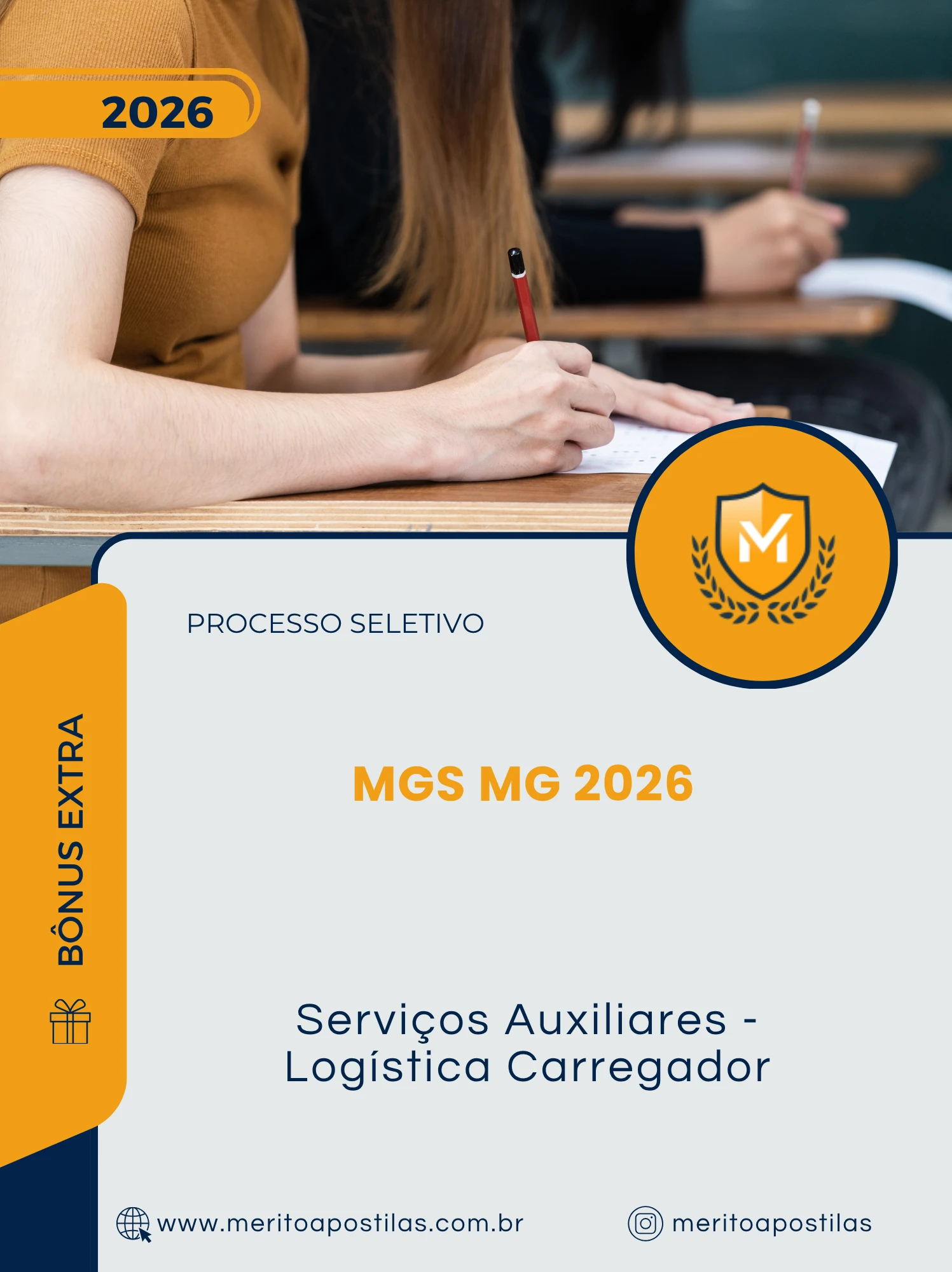 Apostila Serviços Auxiliares Logística Carregador Processo Seletivo MGS MG Brasília DF 2026