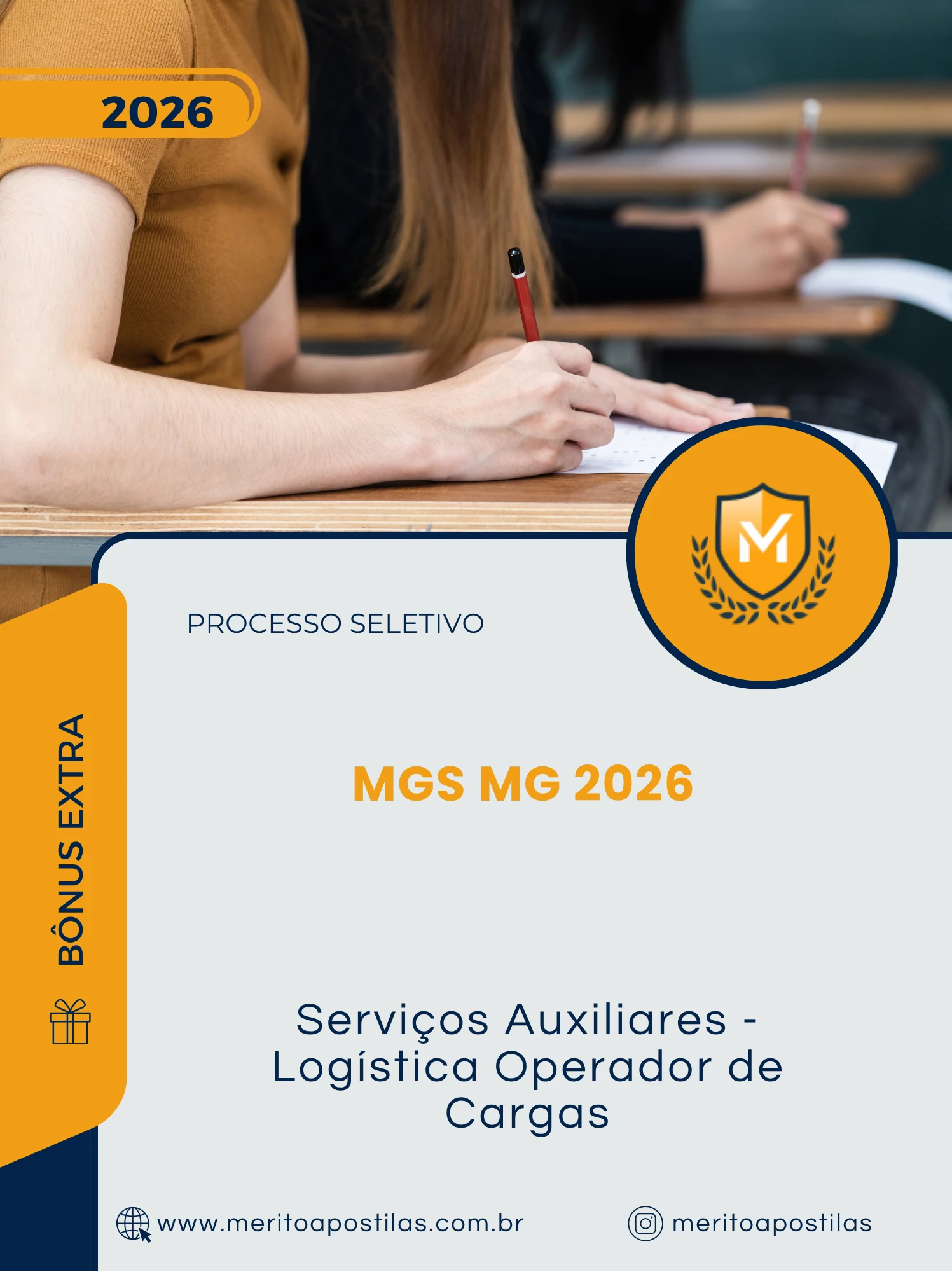 Apostila Serviços Auxiliares Logística Operador de Cargas Processo Seletivo MGS MG Brasília DF 2026
