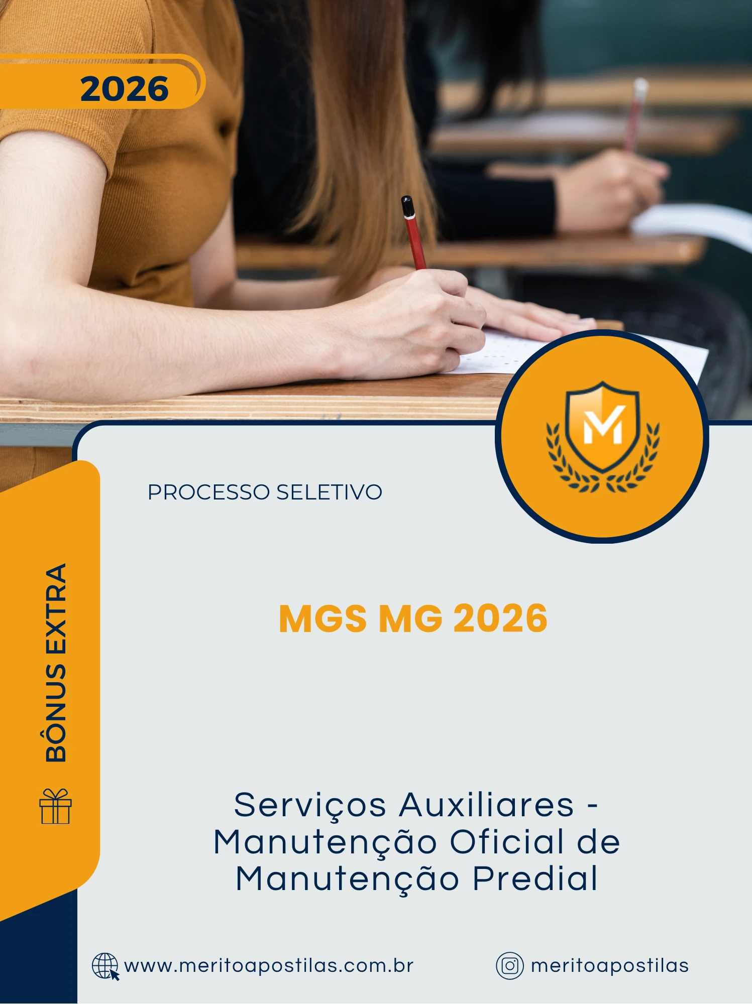 Apostila Serviços Auxiliares Manutenção Oficial de Manutenção Predial Processo Seletivo MGS MG Brasília DF 2026