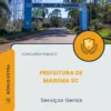 Apostila Serviços Gerais Prefeitura de Marema SC 2026