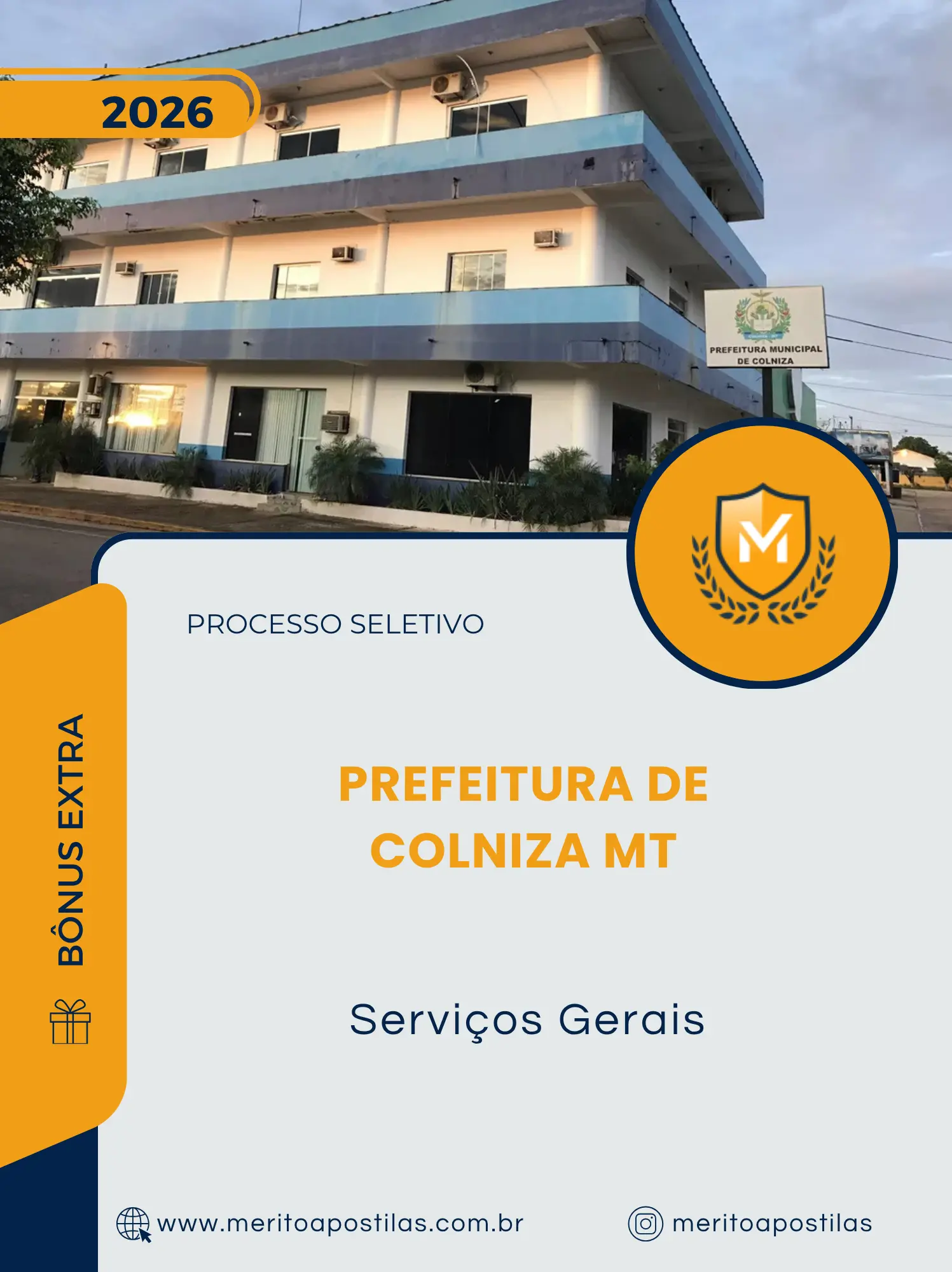 Apostila Serviços Gerais Prefeitura de Colniza MT 2026