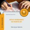 Apostila Serviços Gerais Prefeitura de Novo Horizonte do Norte MT 2026
