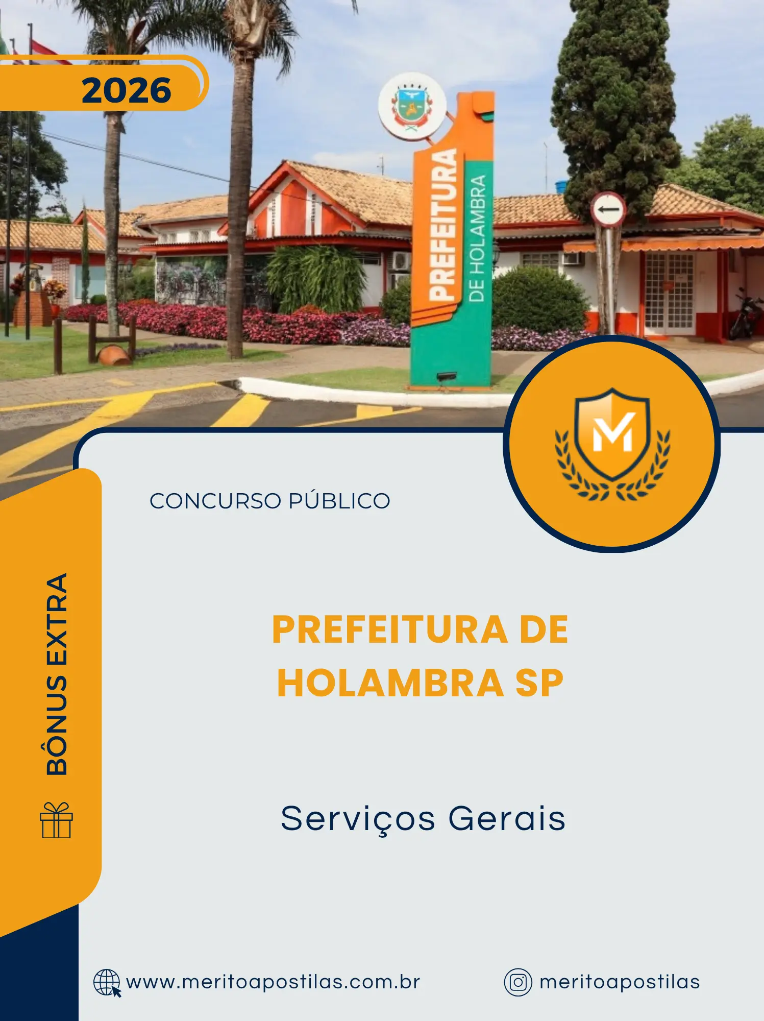 Apostila Serviços Gerais Prefeitura de Holambra SP 2026