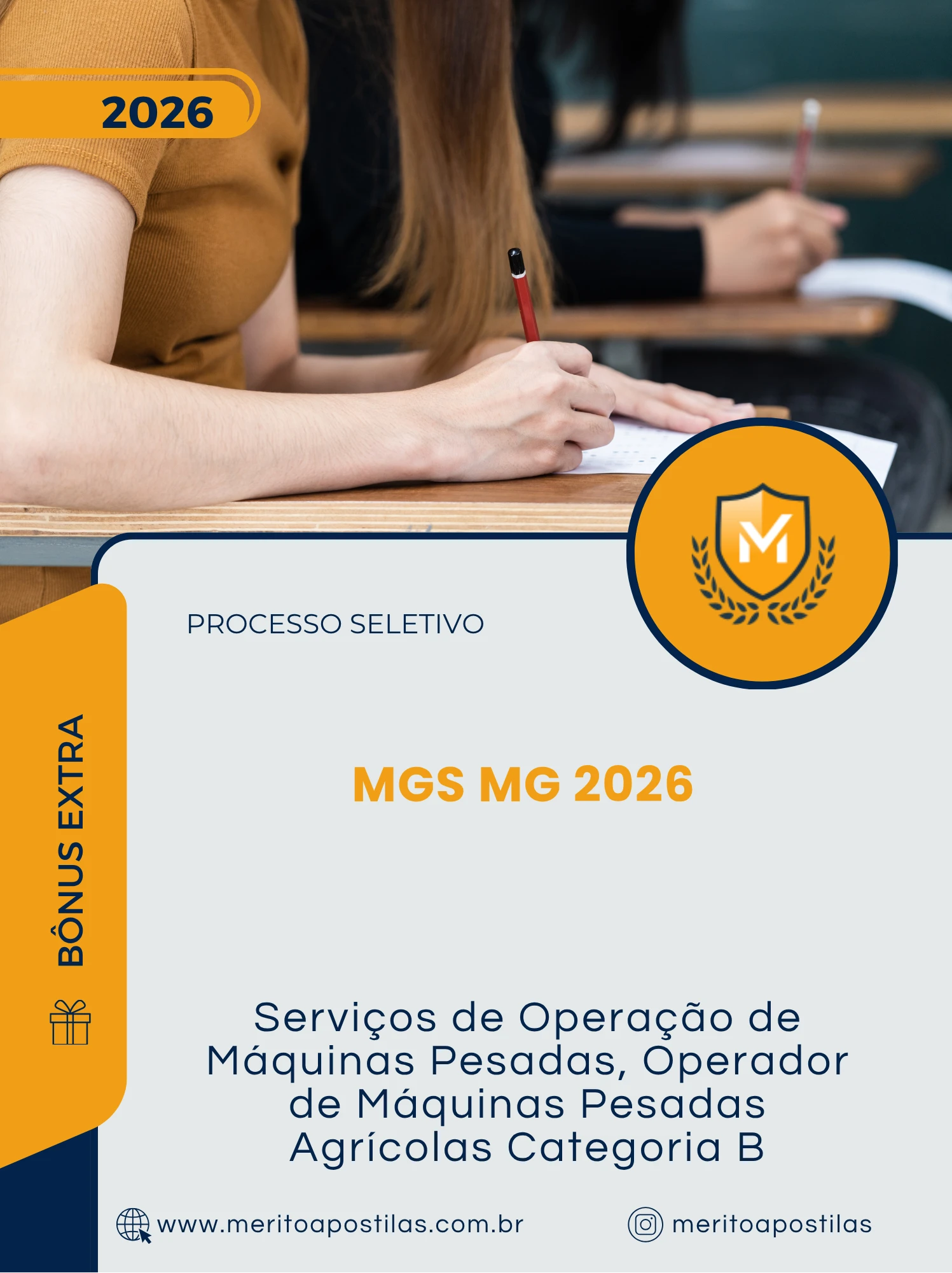 Apostila Operador de Máquinas Pesadas Agrícolas Categoria B Processo Seletivo MGS MG Brasília DF 2026