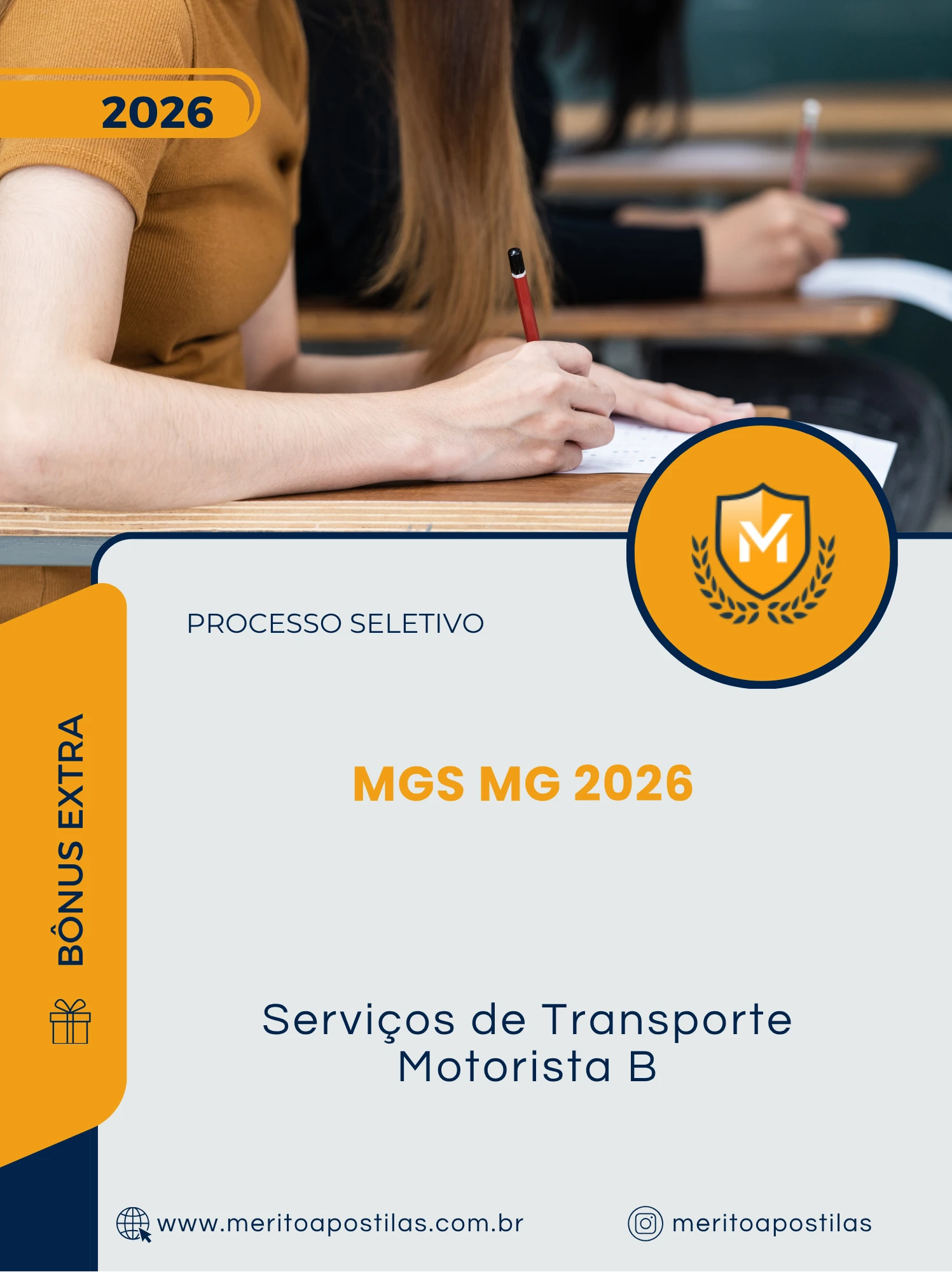 Apostila Serviços de Transporte Motorista B Processo Seletivo MGS MG Brasília DF 2026