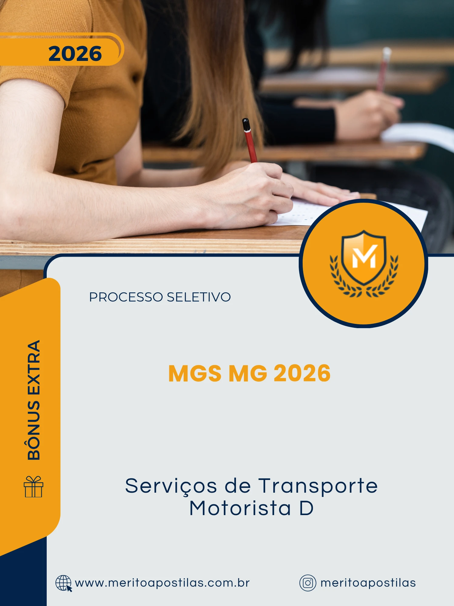 Apostila Serviços de Transporte Motorista D Processo Seletivo MGS MG Brasília DF 2026