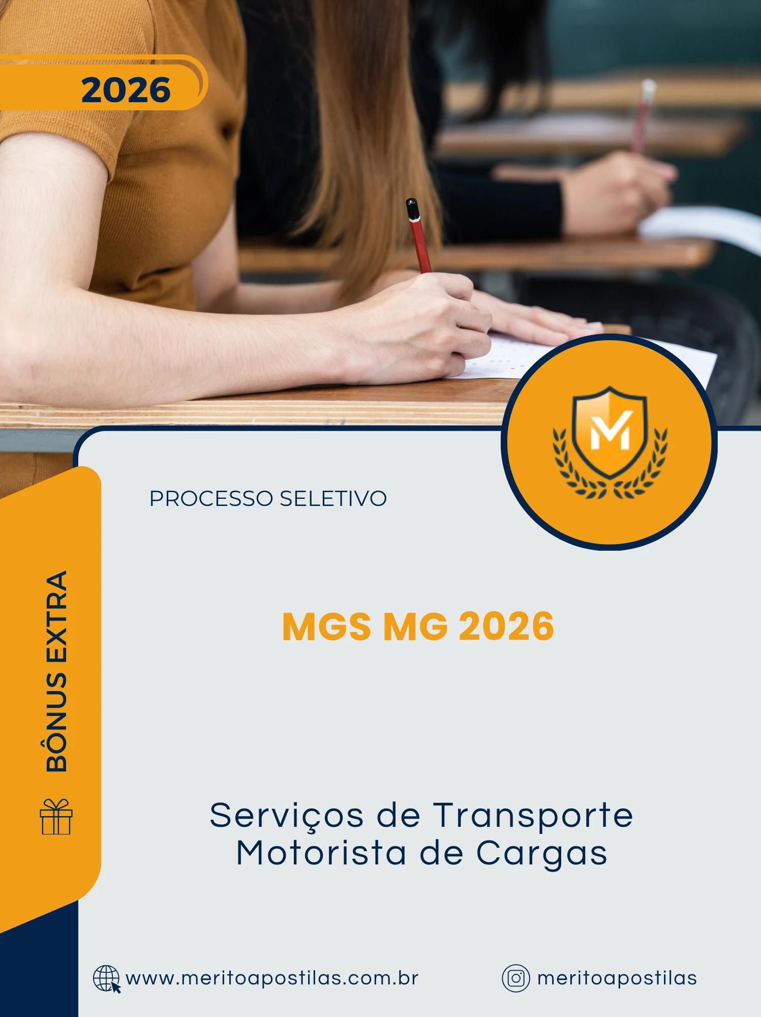 Apostila Serviços de Transporte Motorista de Cargas Processo Seletivo MGS MG Brasília DF 2026